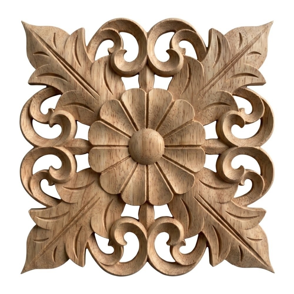 Home Office Gadgets - Home Embellishment Wood Wood Carved Applique