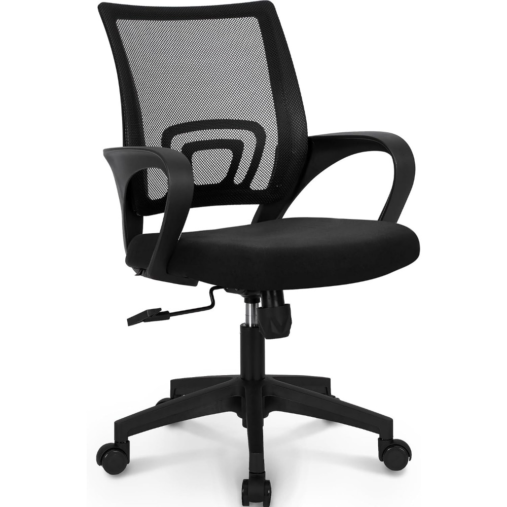 Home Office Ergonomics - Ergonomic Mid-Back Mesh Desk Chair with