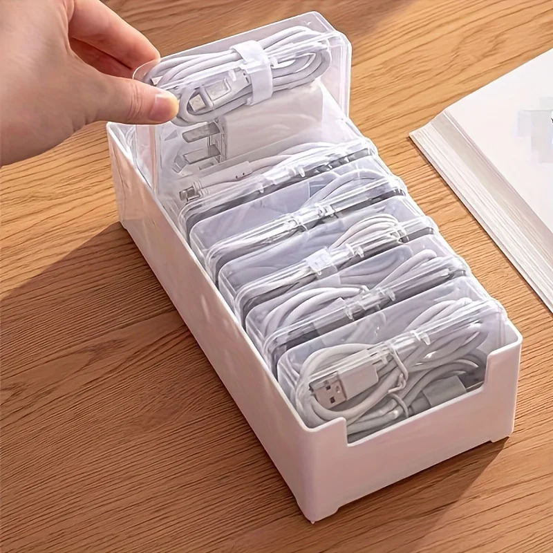 Data Cable Storage Box with 7  - đánh giá và giá Cable Management Box