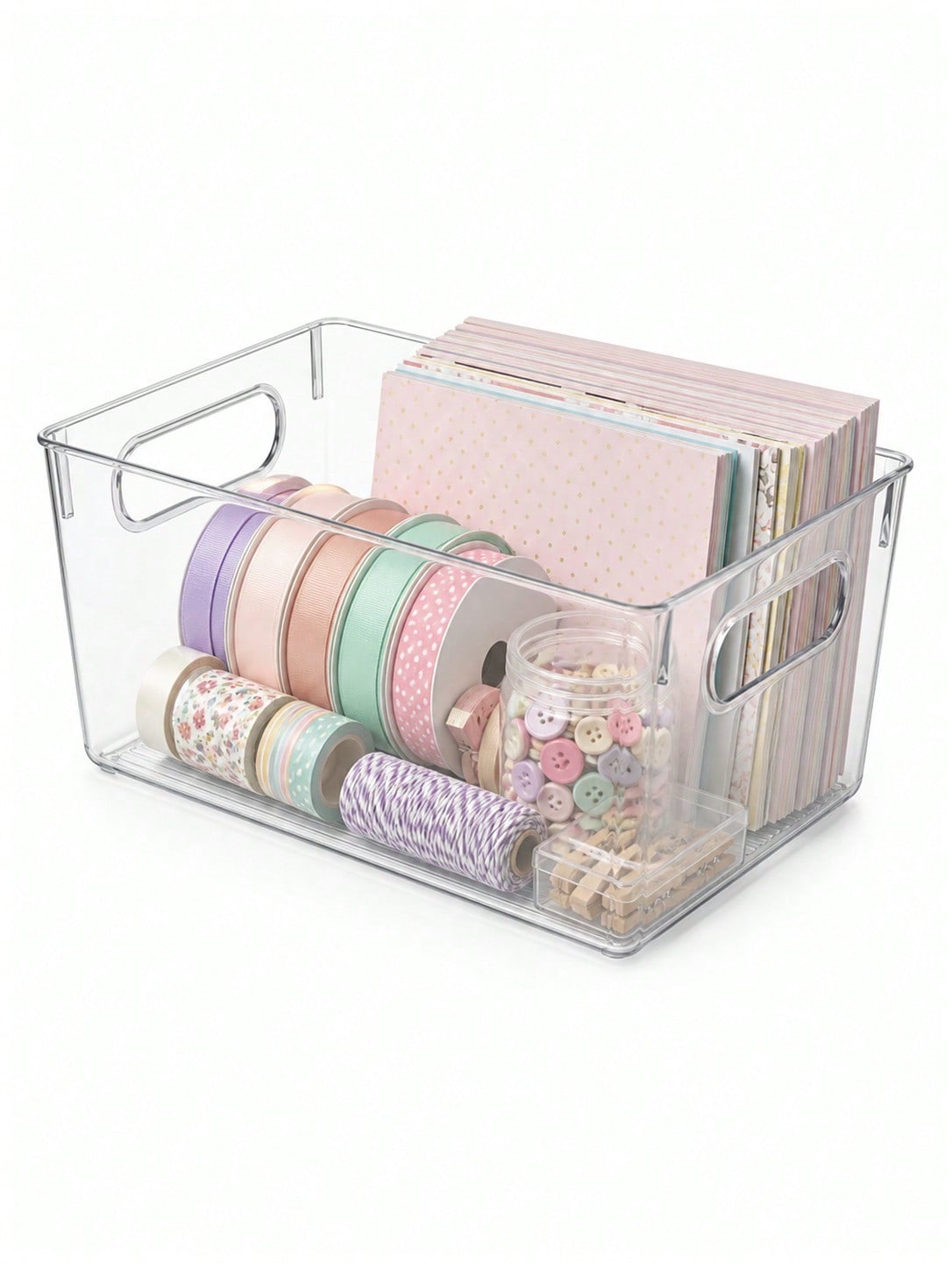 12-Pack Clear Storage Bins wit - đánh giá và giá Home Office Organization