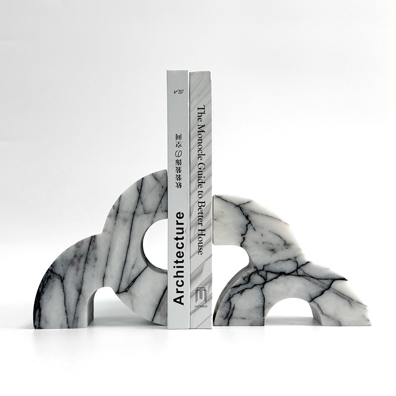 Modern Marble Bookends Heavy D - đánh giá và giá Home Office Library