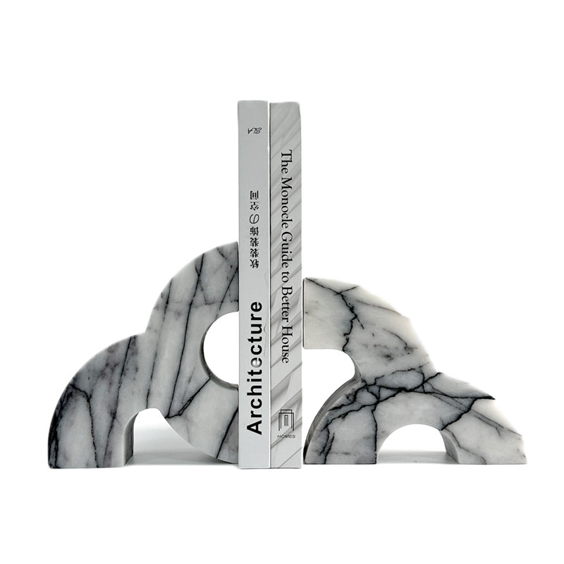 Modern Marble Bookends Heavy D - đánh giá và giá Home Office Library