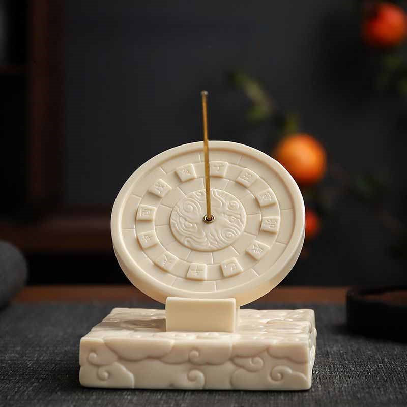 Chinese Style Ceramic Sundial  - đánh giá và giá Home Office Gadgets