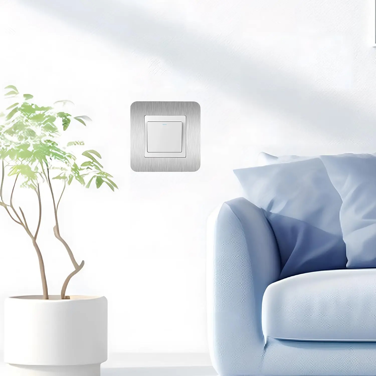 4pcs Silvery Self-Adhesive Lig - đánh giá và giá Home Office Of Uk