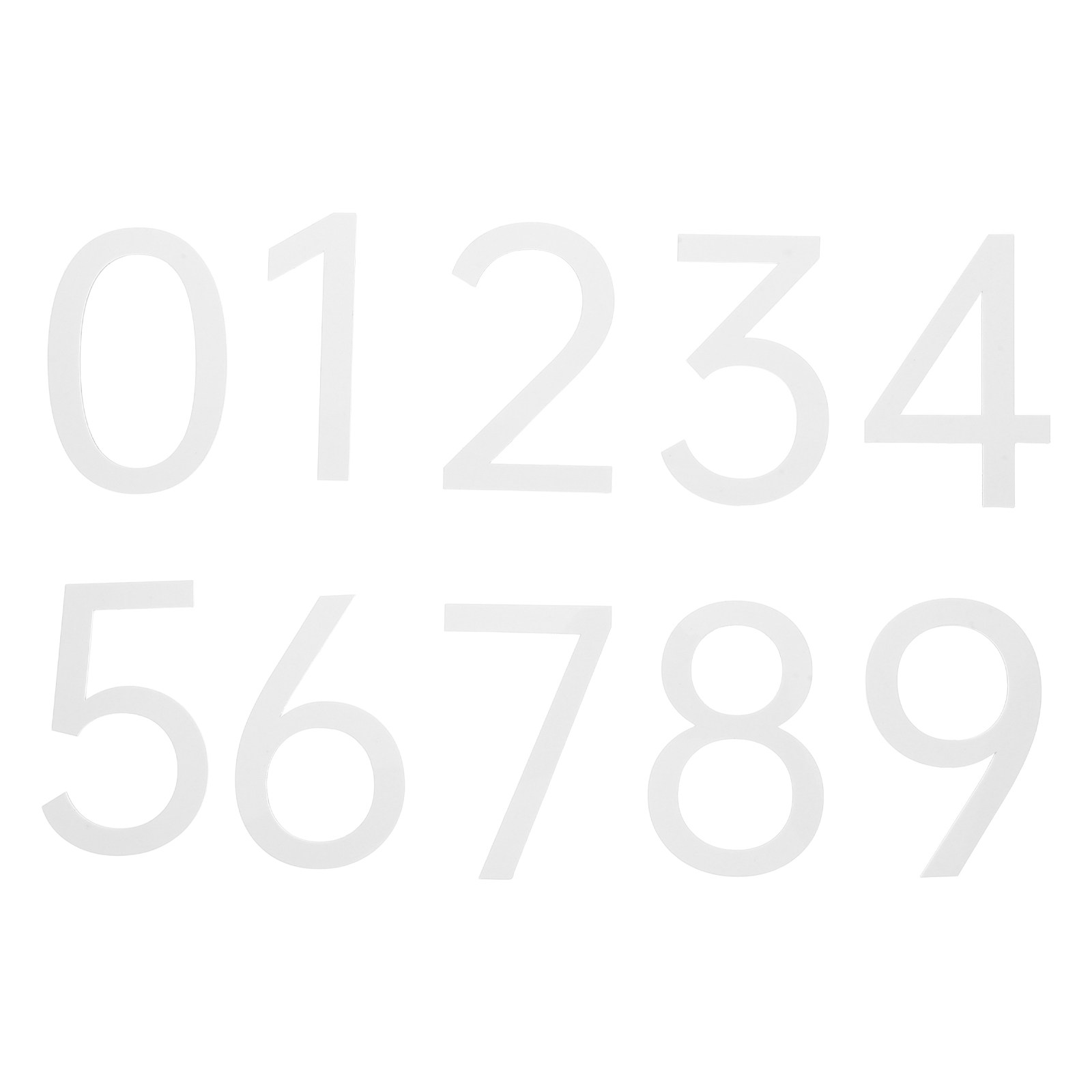 10Pcs Acrylic House Number Tag - đánh giá và giá Address Home Office