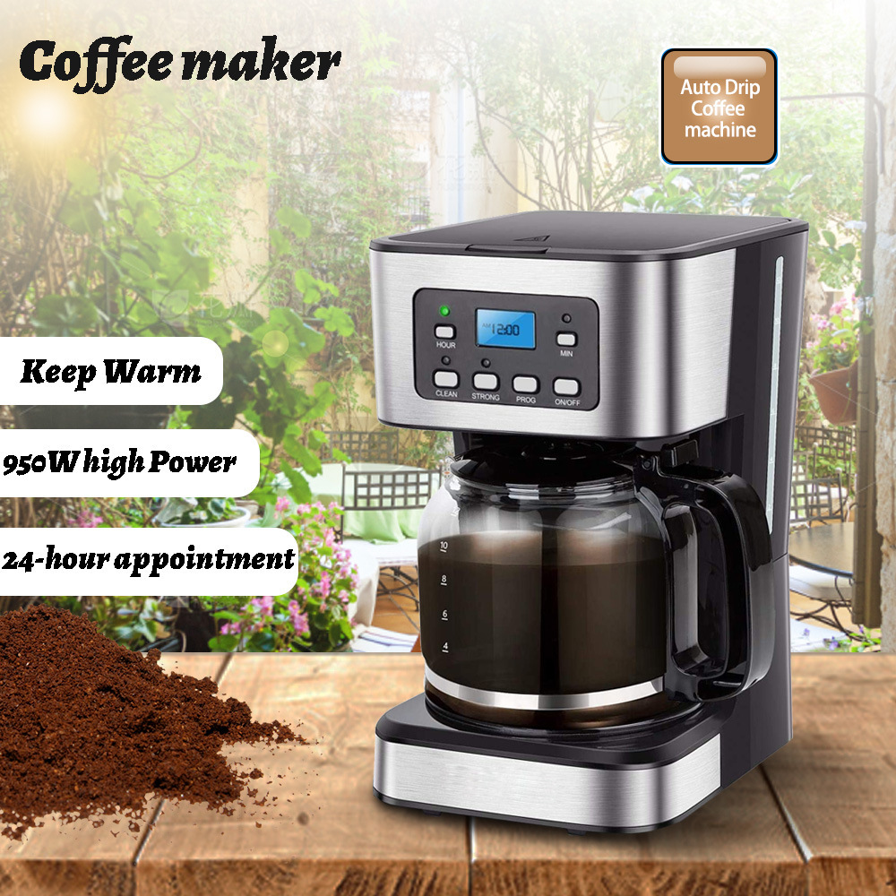 1.5L Programmable Drip Coffee  - đánh giá và giá Home Office Programmer