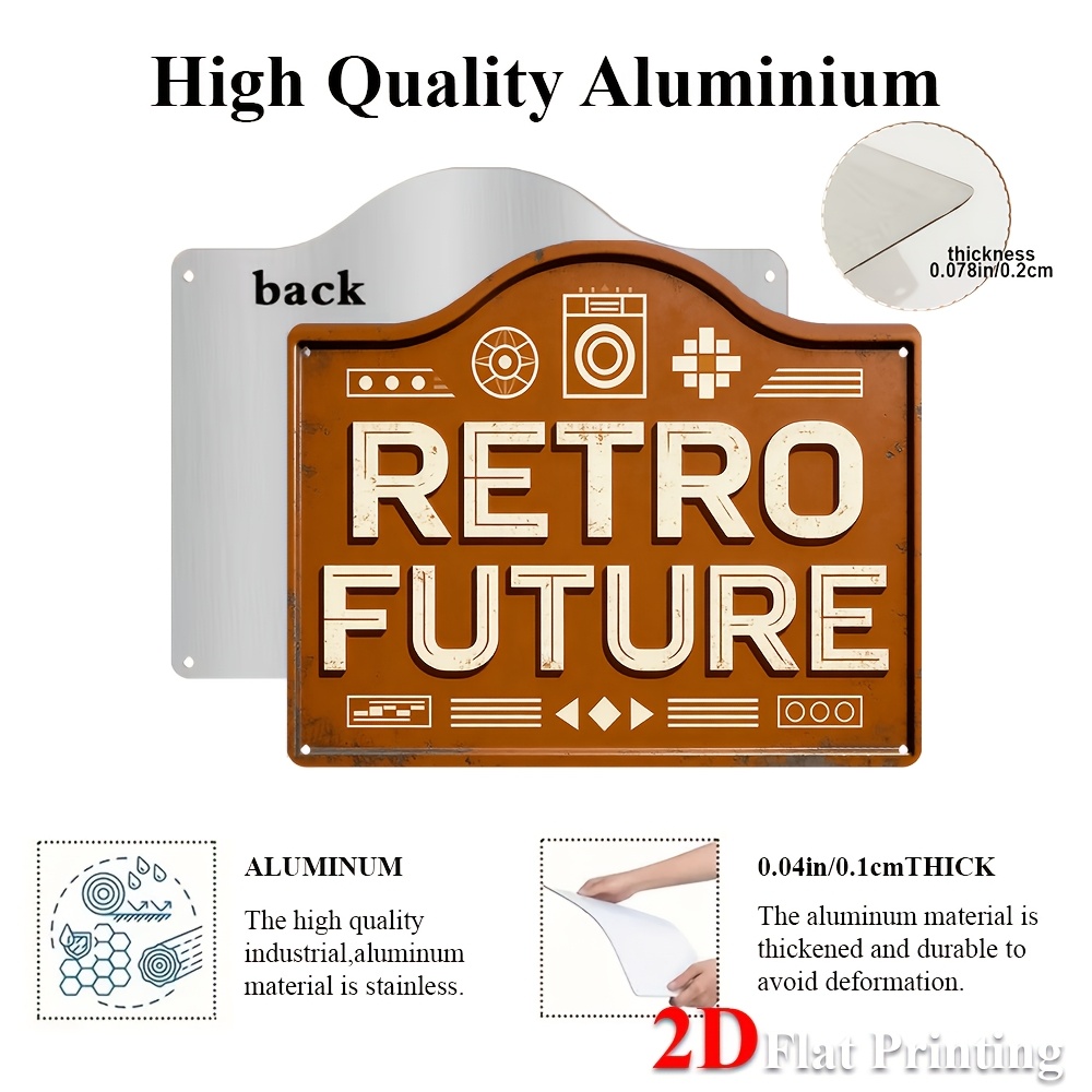 2D Flat, 1pc Vintage Futuristi - đánh giá và giá Home Office Icon