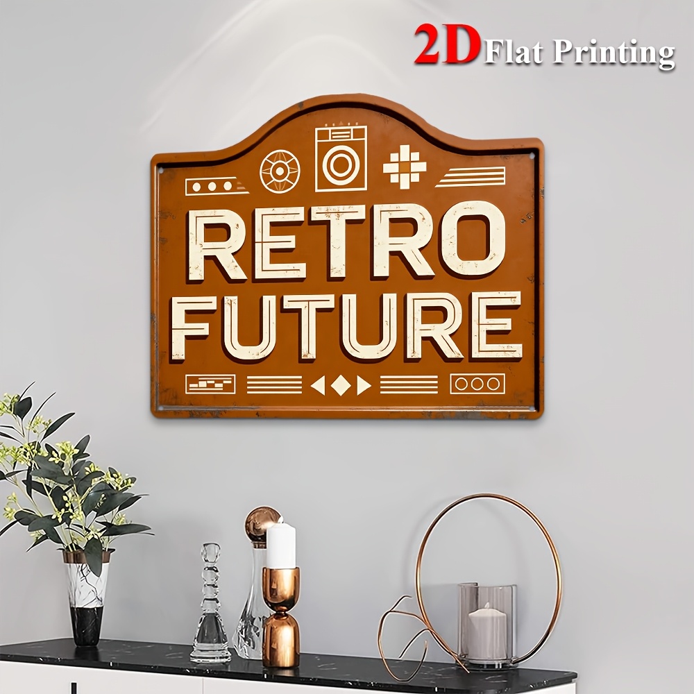 2D Flat, 1pc Vintage Futuristi - đánh giá và giá Home Office Icon