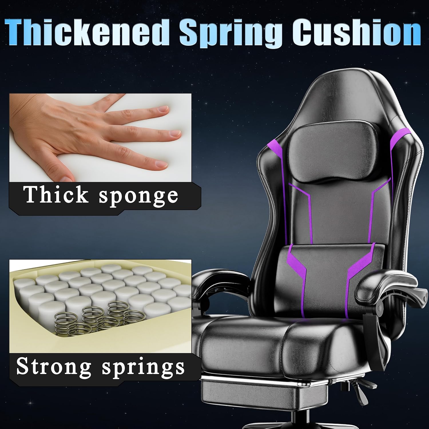 Ergonomic Gaming Chair with Po - đánh giá và giá Home Office Ergonomics