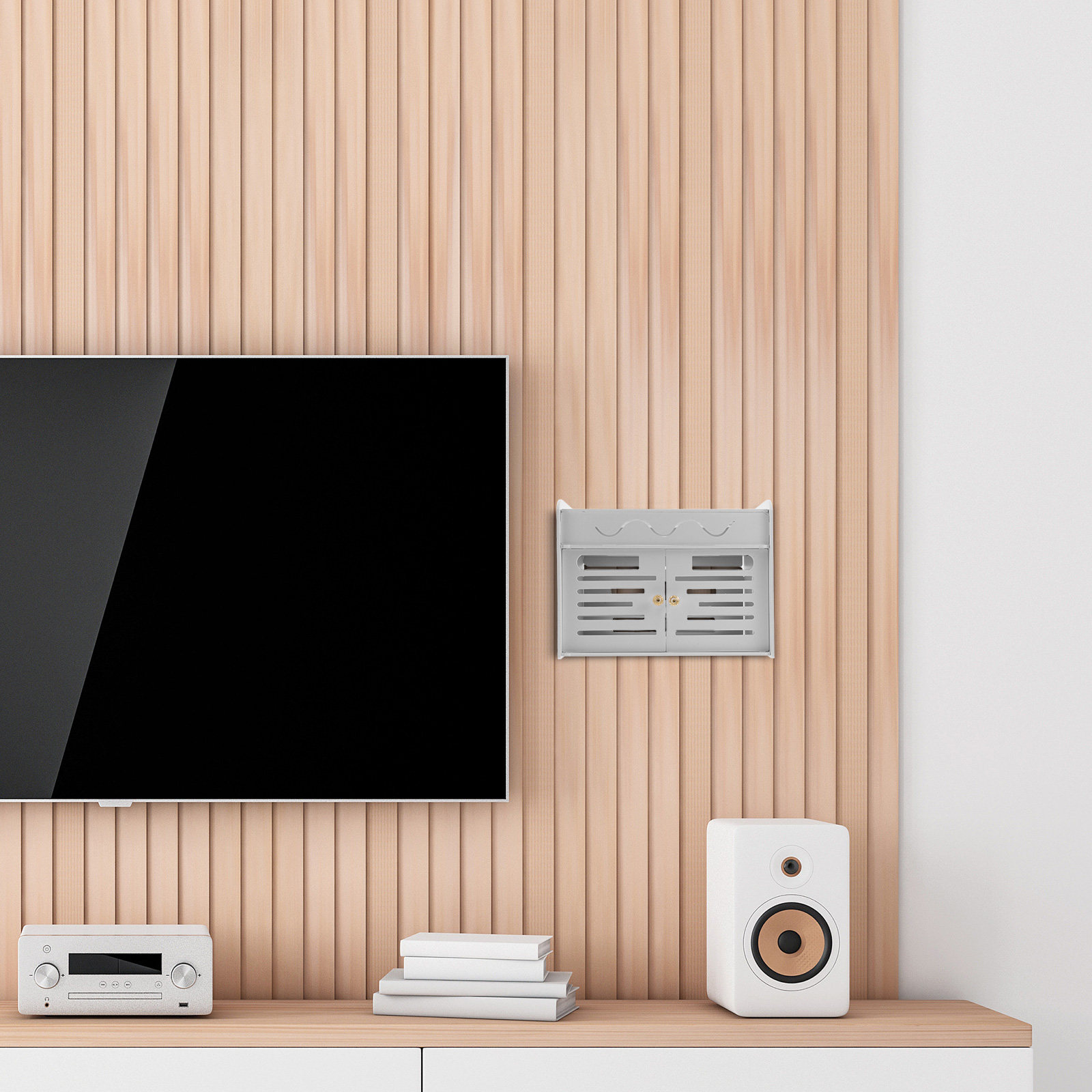 3-Layer WiFi Router Storage Bo - đánh giá và giá Cable Management Box
