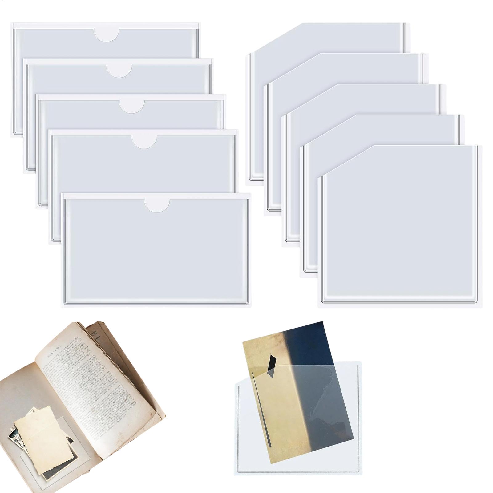 Clear Adhesive Pockets Dustpro - đánh giá và giá Home Office Library