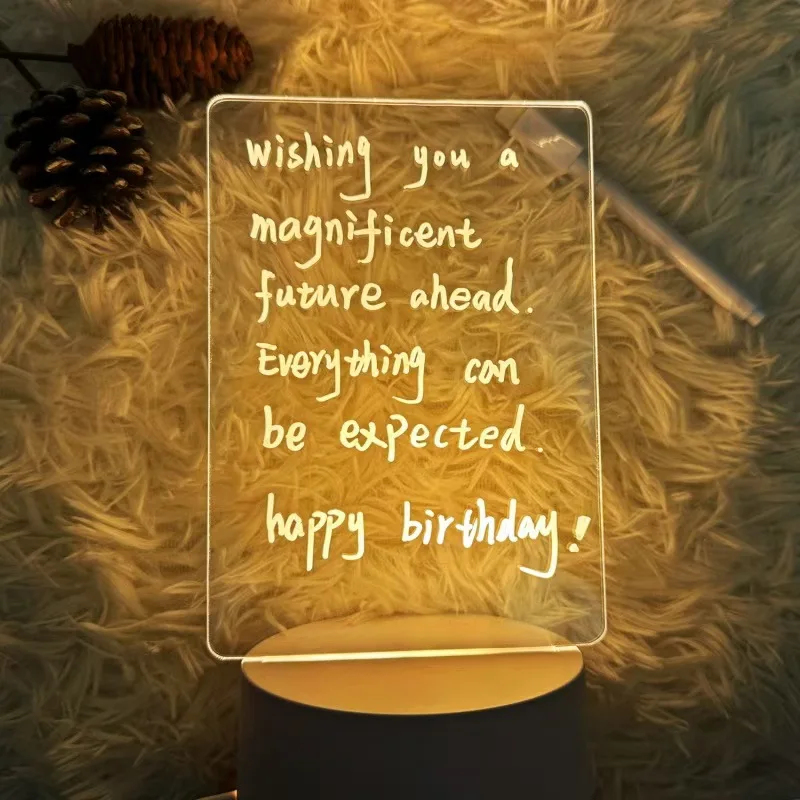 Re-writable Acrylic Message Bo - đánh giá và giá Home Office Gadgets