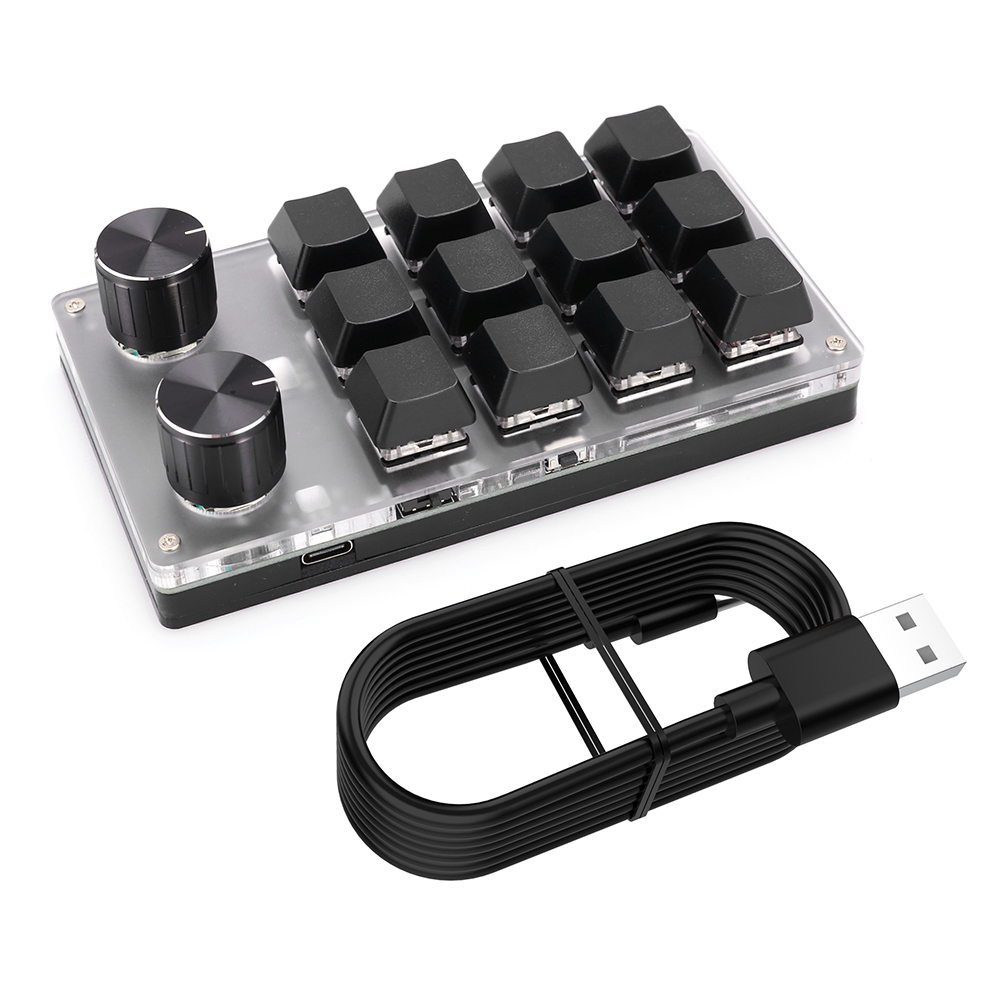 12 Key 2 Knob Programming Macr - đánh giá và giá Home Office Programmer
