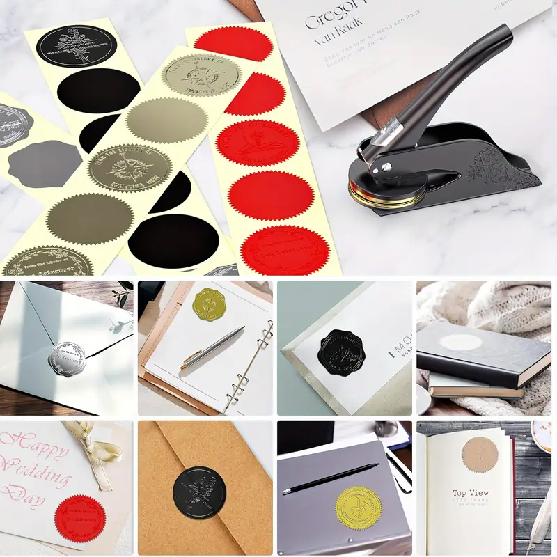 Embosser Stamp Customized Priv - đánh giá và giá Home Office Library