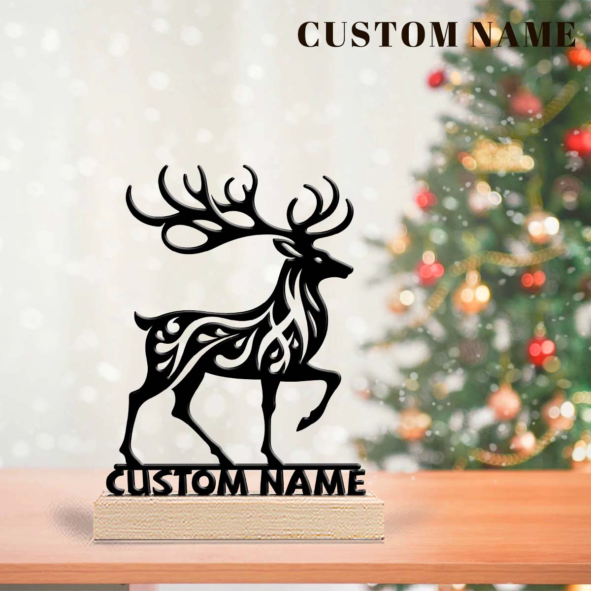 1Pc Csutom  Running Deer Woode - đánh giá và giá Home Office Gifts