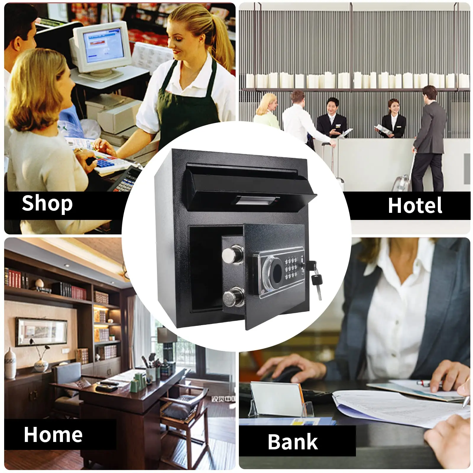 -Security Safe Box with Digita - đánh giá và giá Home Office Passport