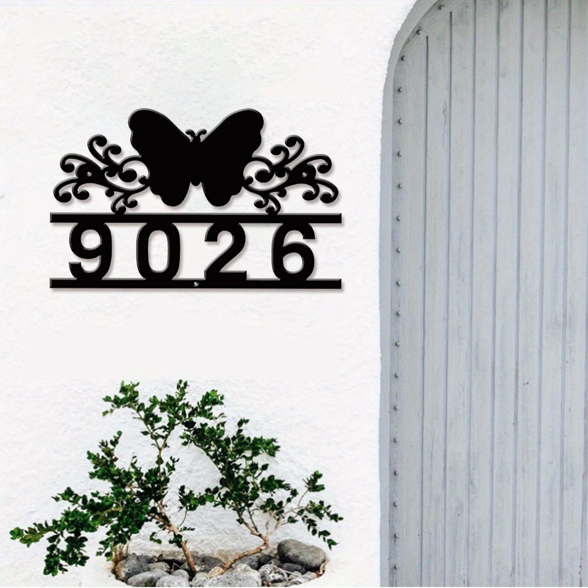 1Pc Custom butterfly Metal Str - đánh giá và giá Address Home Office