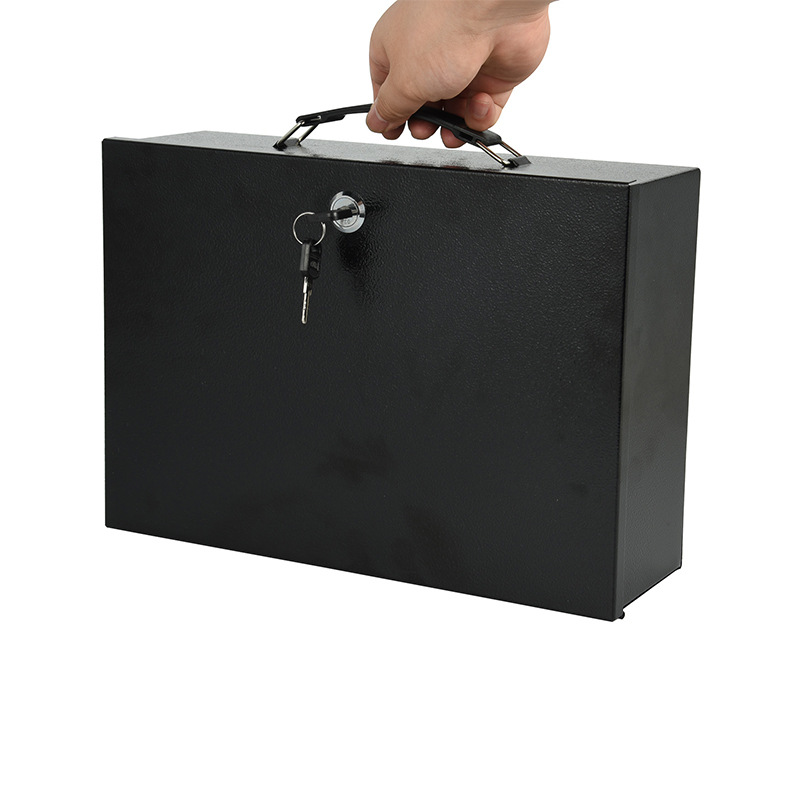 Locked iron box Cash box Docum - đánh giá và giá Home Office Passport