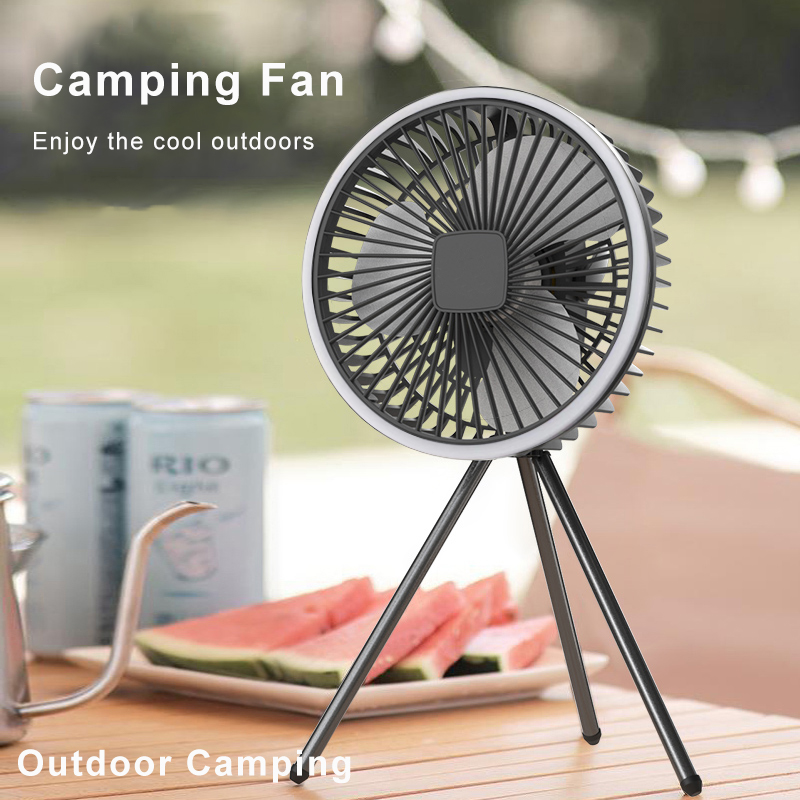 Portable Camping Fan 10000mAh  - đánh giá và giá Home Office Gadgets