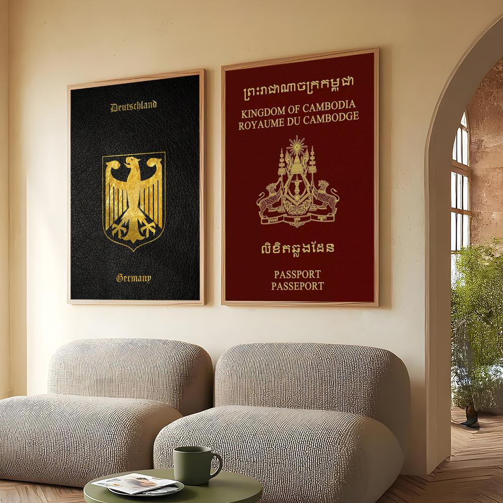 Deep Red-background Passports  - đánh giá và giá Home Office Passport
