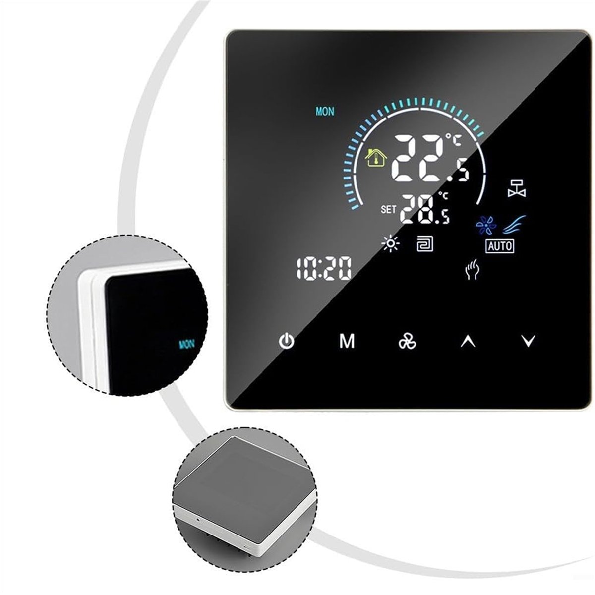 DT81 WiFi Smart Thermostat Rem - đánh giá và giá Home Office Programmer