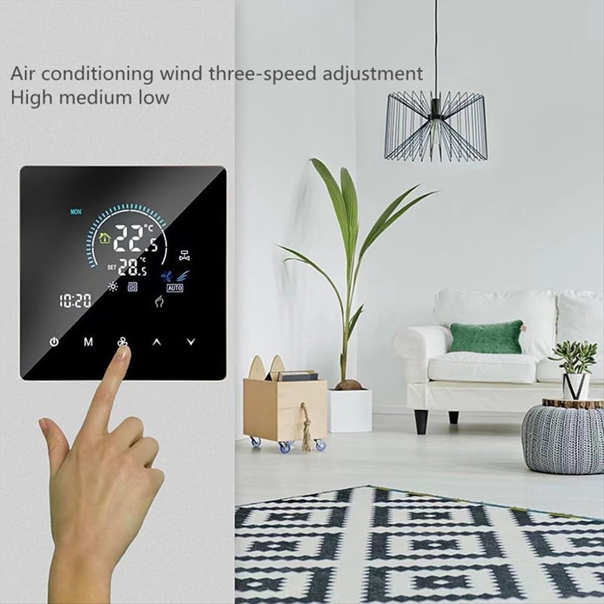 DT81 WiFi Smart Thermostat Rem - đánh giá và giá Home Office Programmer