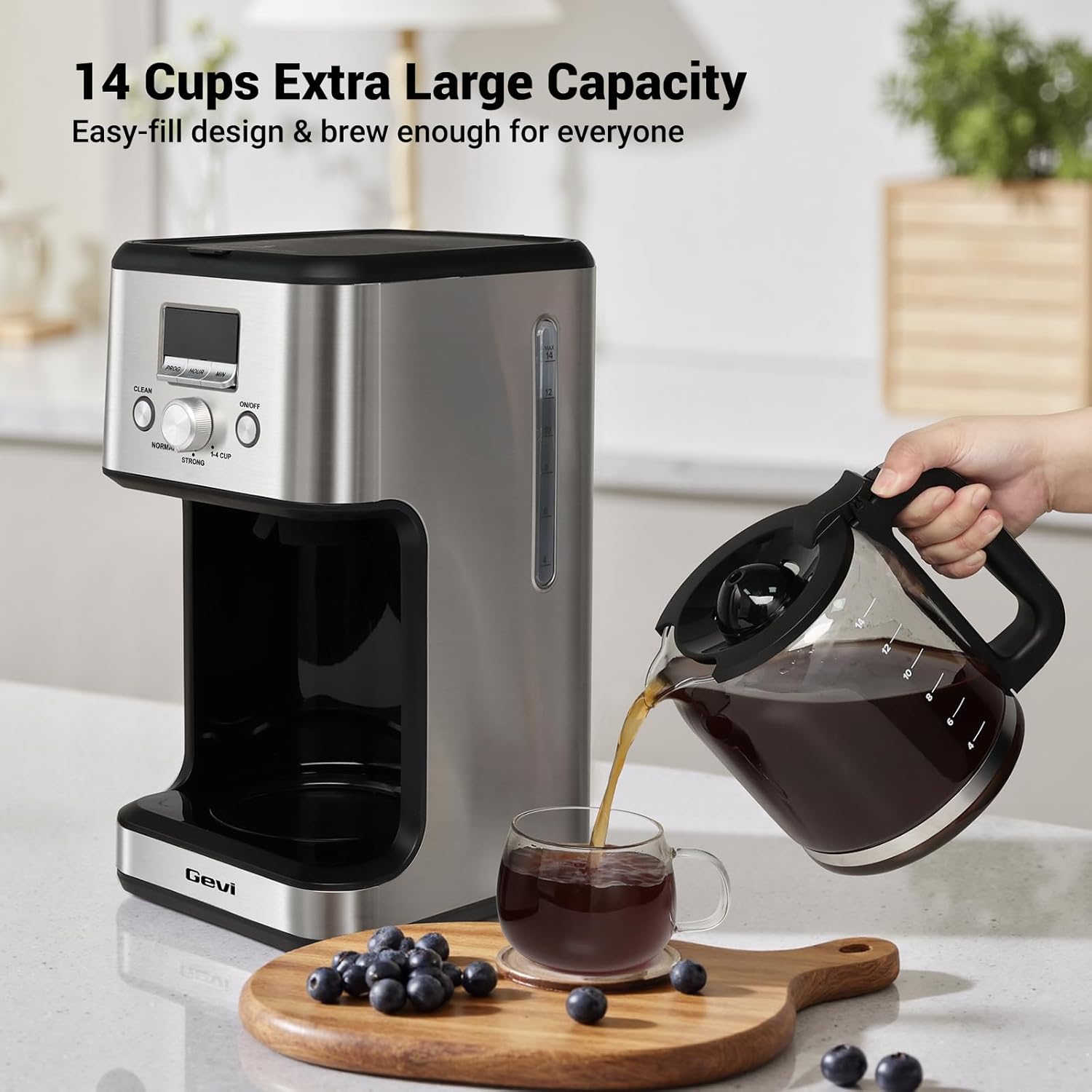 Programmable Coffee Maker, 14- - đánh giá và giá Home Office Programmer