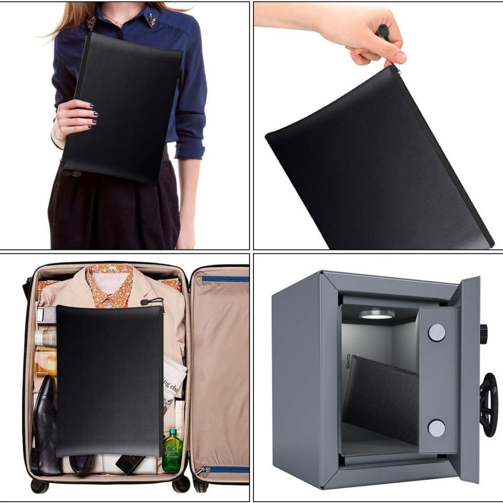 Fireproof Document Bag Waterpr - đánh giá và giá Home Office Passport