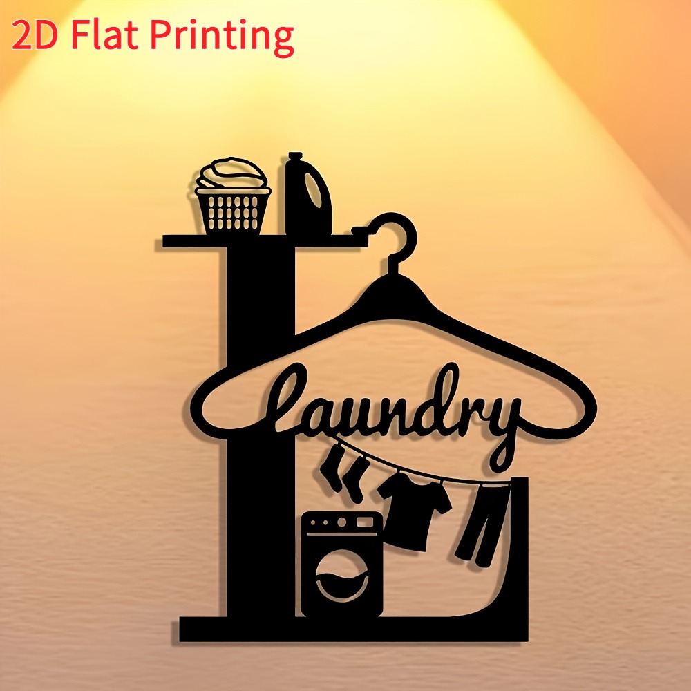 CIFbuy 2D Metal Wall Art Laund - đánh giá và giá Home Office Icon