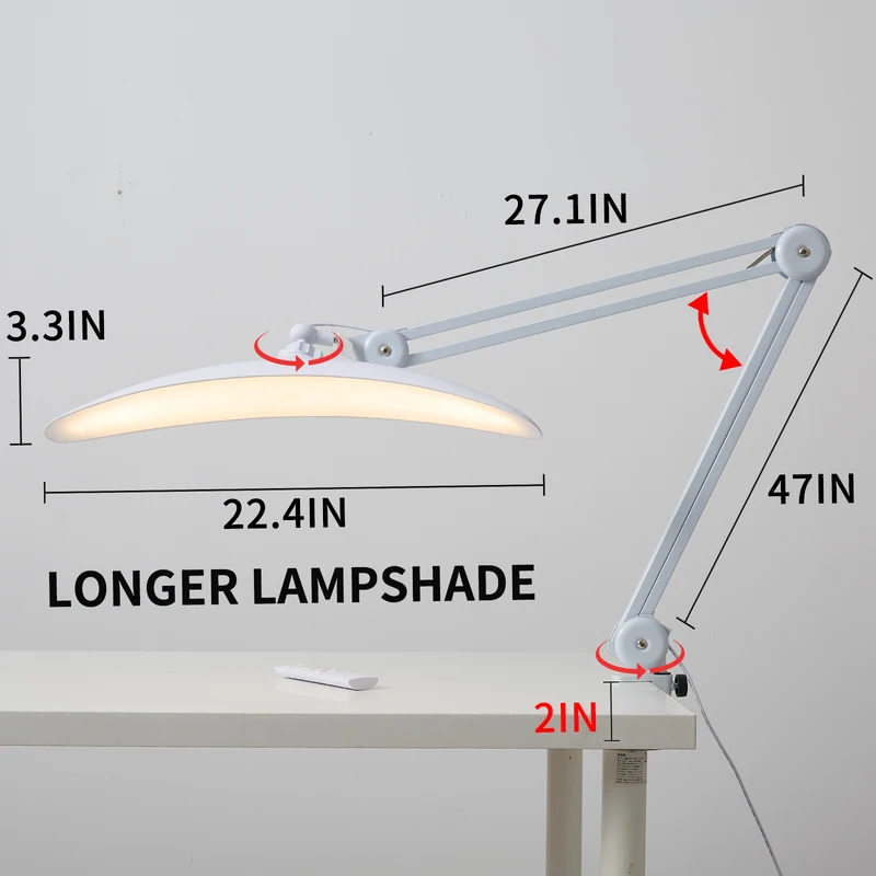 48w Nail Desk Lamp with Clip,2 - đánh giá và giá Home Office Of Uk