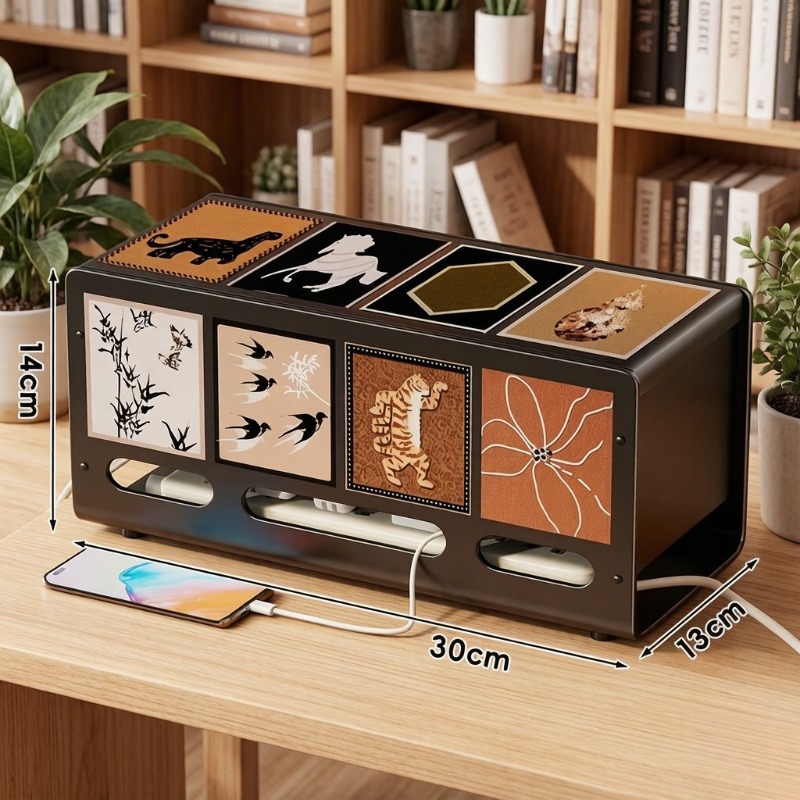 Desktop Wire Management Box Du - đánh giá và giá Cable Management Box