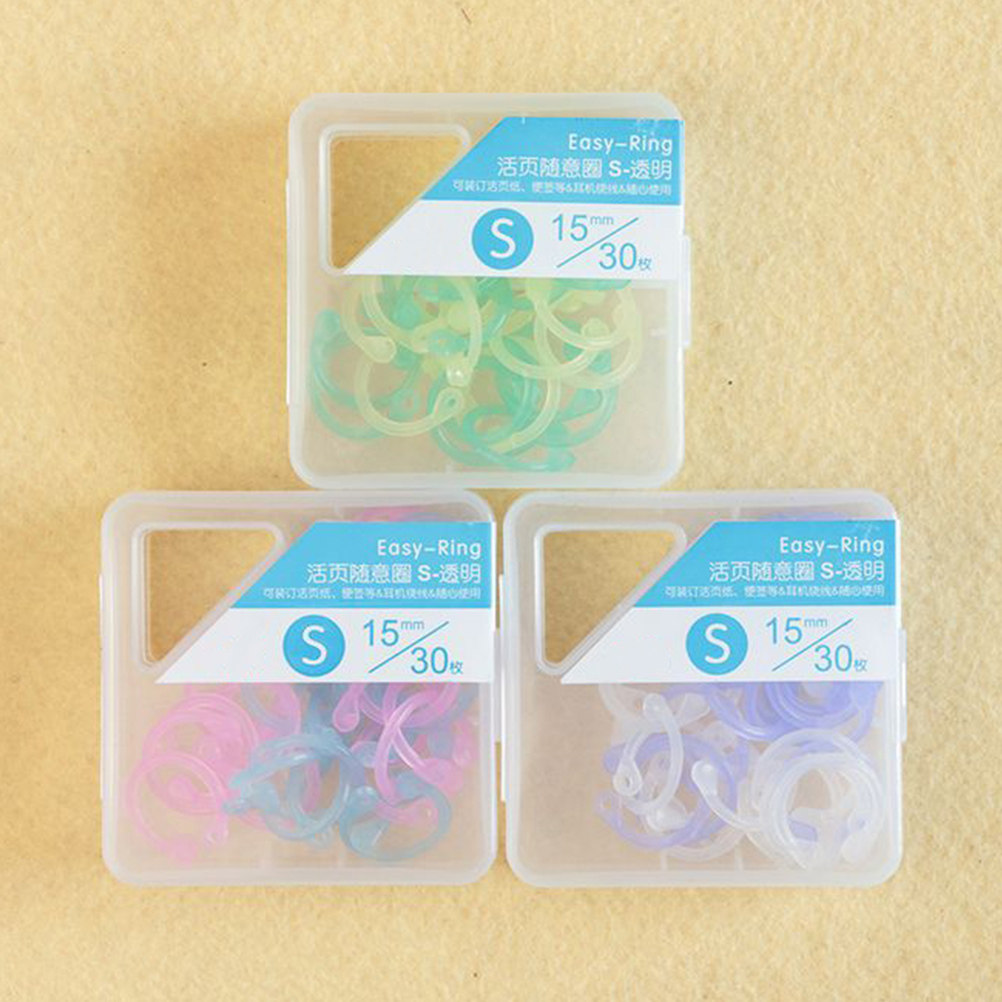 60Pcs Loose Leaf Binder Rings  - đánh giá và giá Home Office Organization