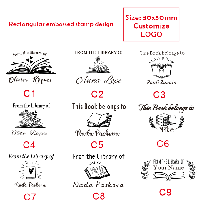 Embosser Stamp Customized Priv - đánh giá và giá Home Office Library