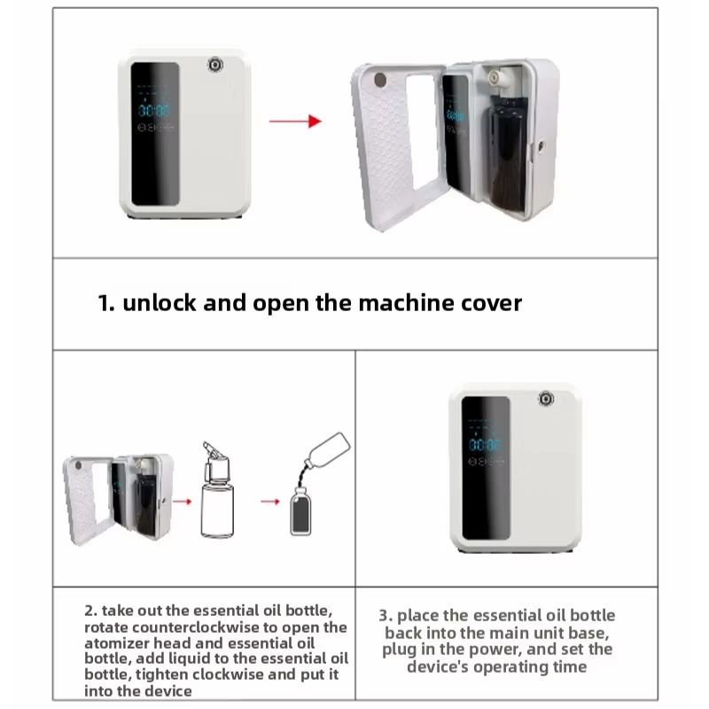 500ml Smart Aroma Diffuser wit - đánh giá và giá Home Office Programmer