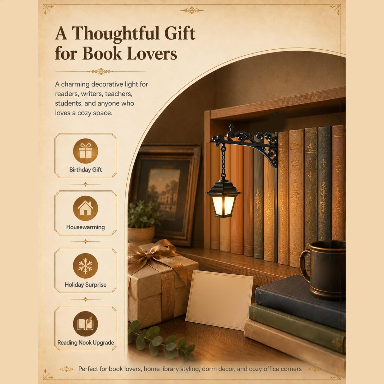 Library Bookshelf Reading Lamp - đánh giá và giá Home Office Library