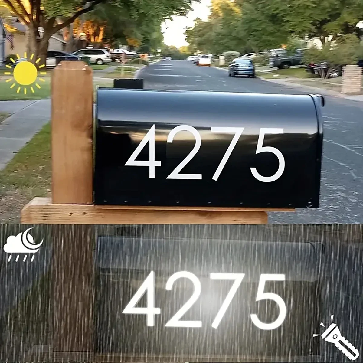 Reflective Digital stickers ma - đánh giá và giá Address Home Office