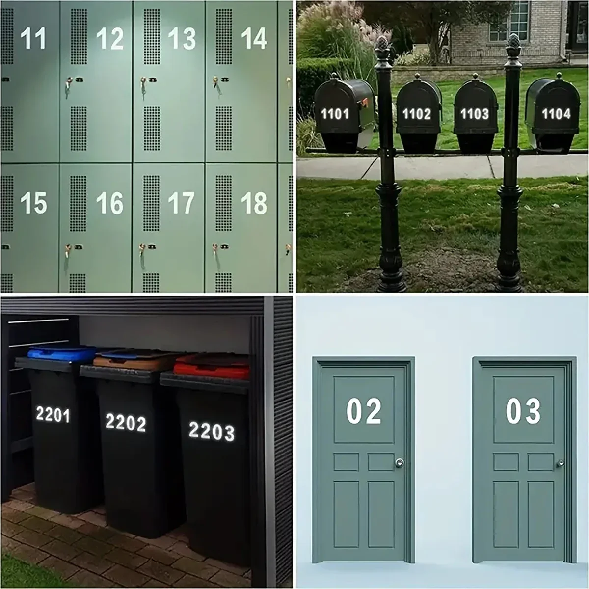 Reflective Digital stickers ma - đánh giá và giá Address Home Office