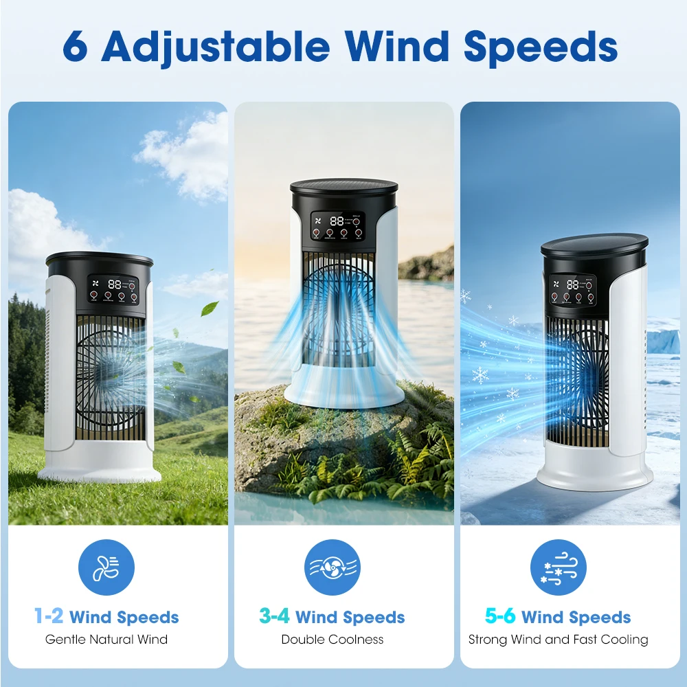 3 In 1 Household Fan Air Condi - đánh giá và giá Home Office Gadgets
