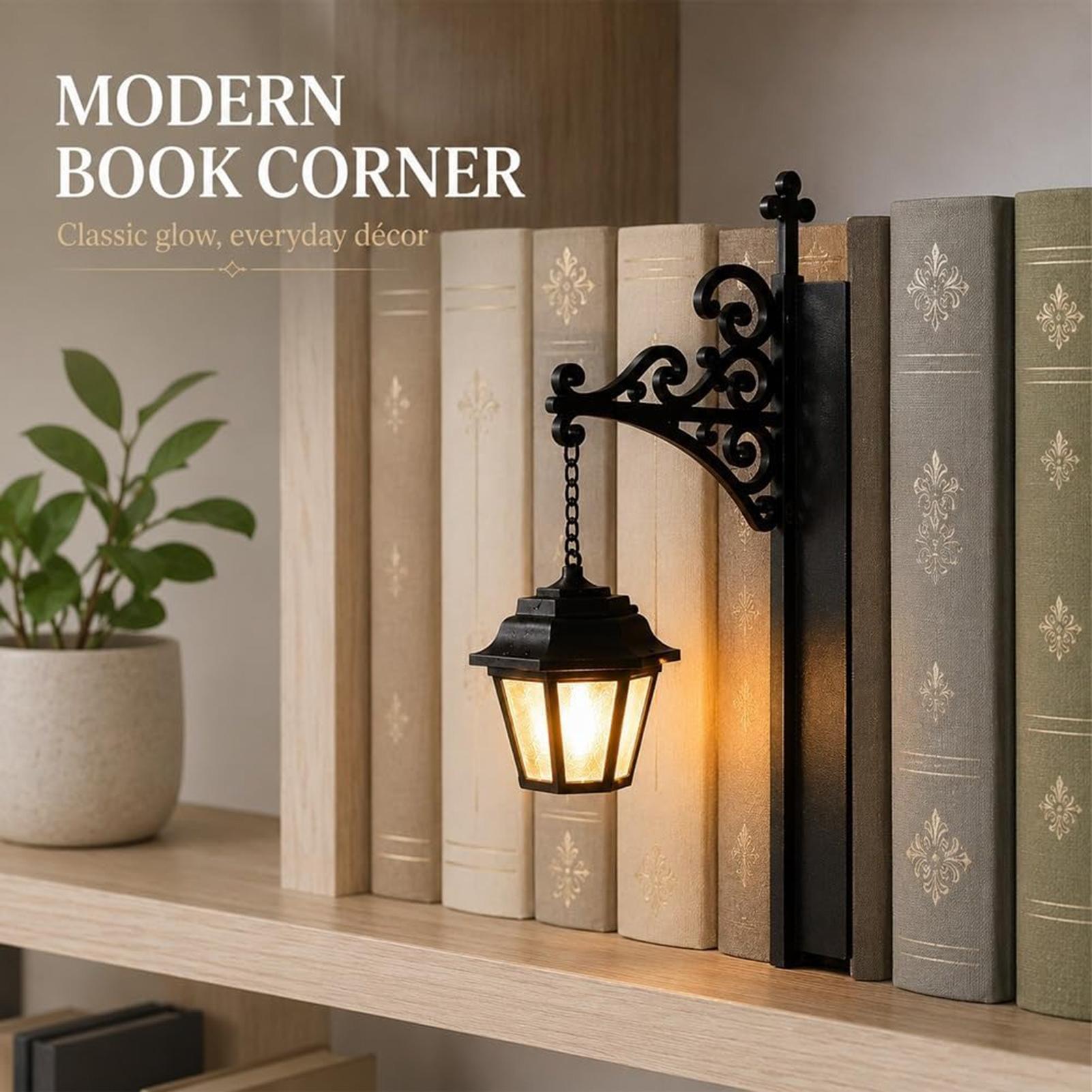 Bookshelf Lamp Vintage LED War - đánh giá và giá Home Office Library