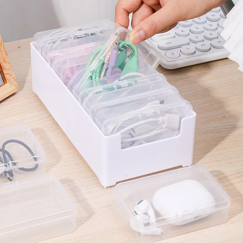 7 In 1 Clear Data Cable Storag - đánh giá và giá Cable Management Box